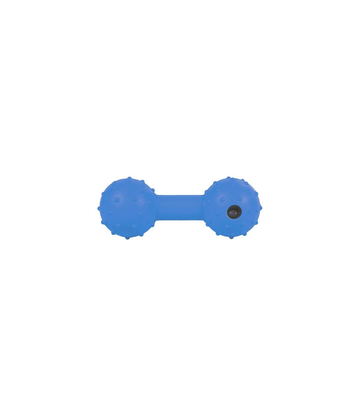 Hantel gumowy z dzwoneczkiem - 12cm