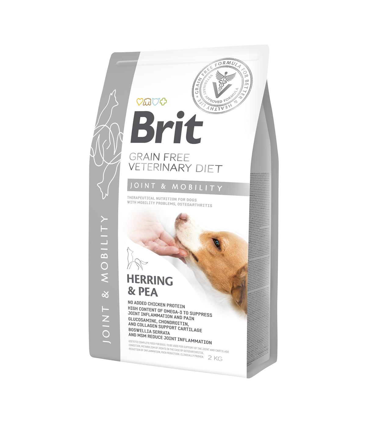 Brit Veterinary Diets Dog GF Joint & Mobility Herring & Pea 2kg