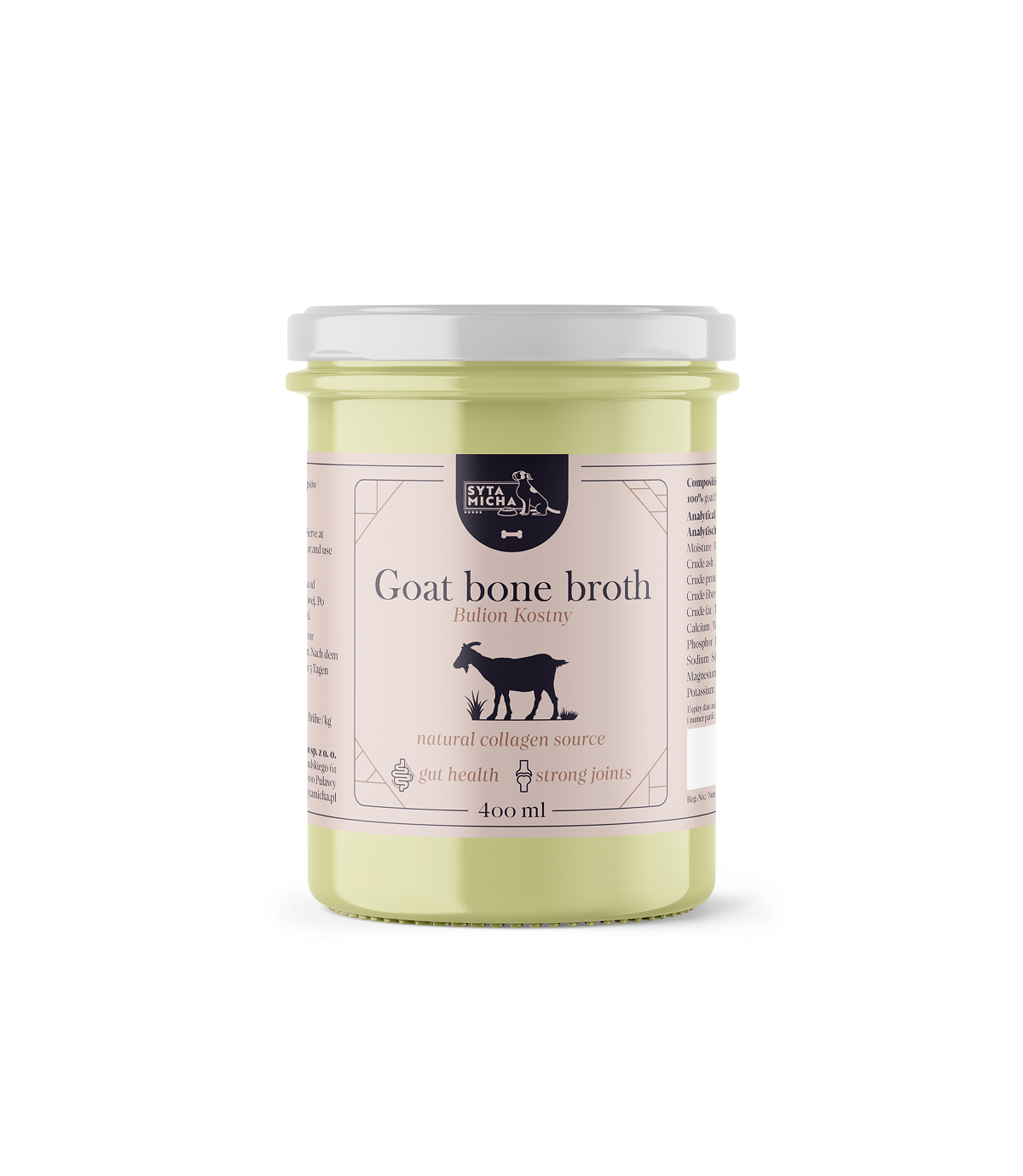 Syta Micha Bulion z kości kozy 400ml