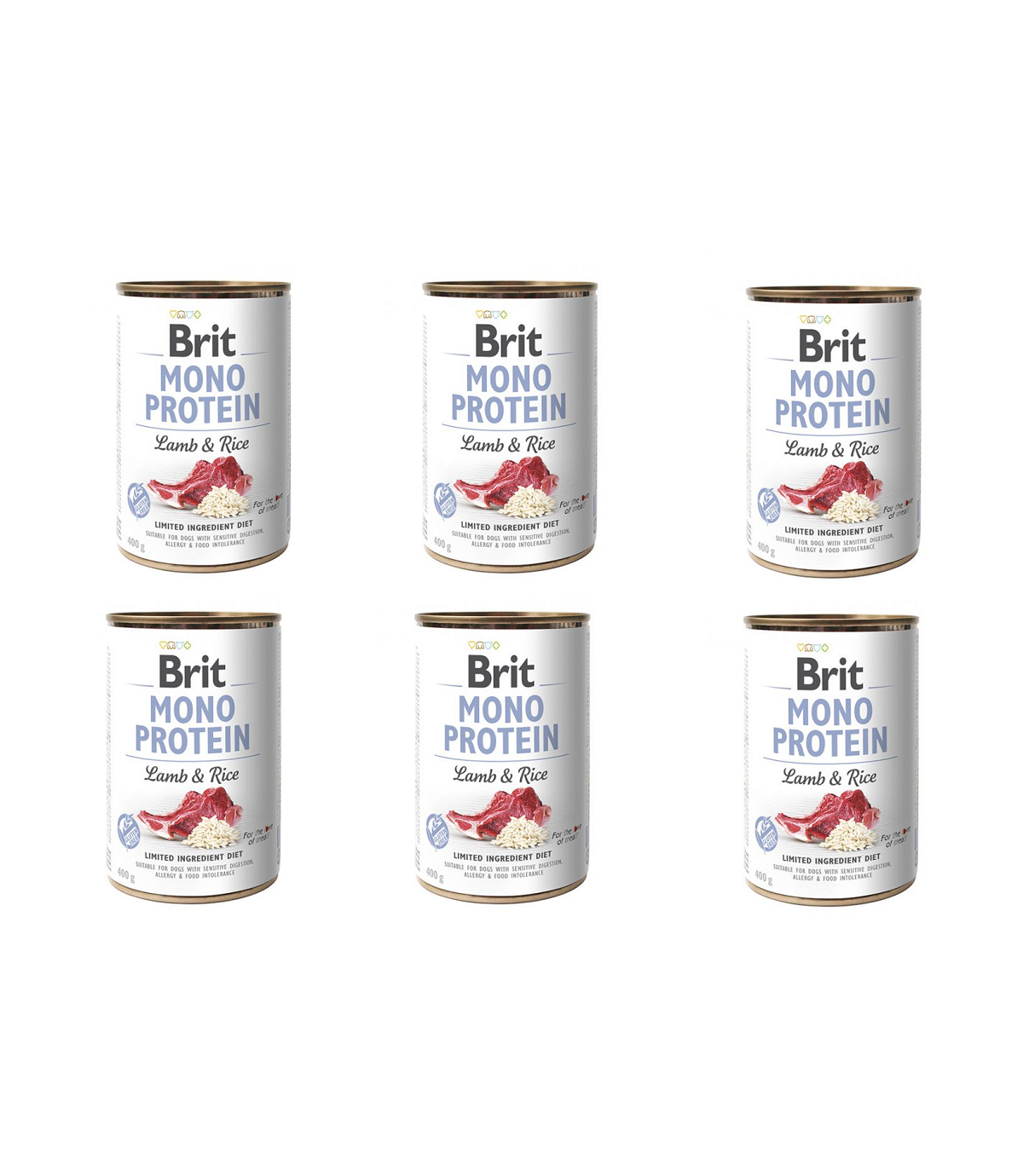 Brit Mono Protein Lamb & Rice 6x400g