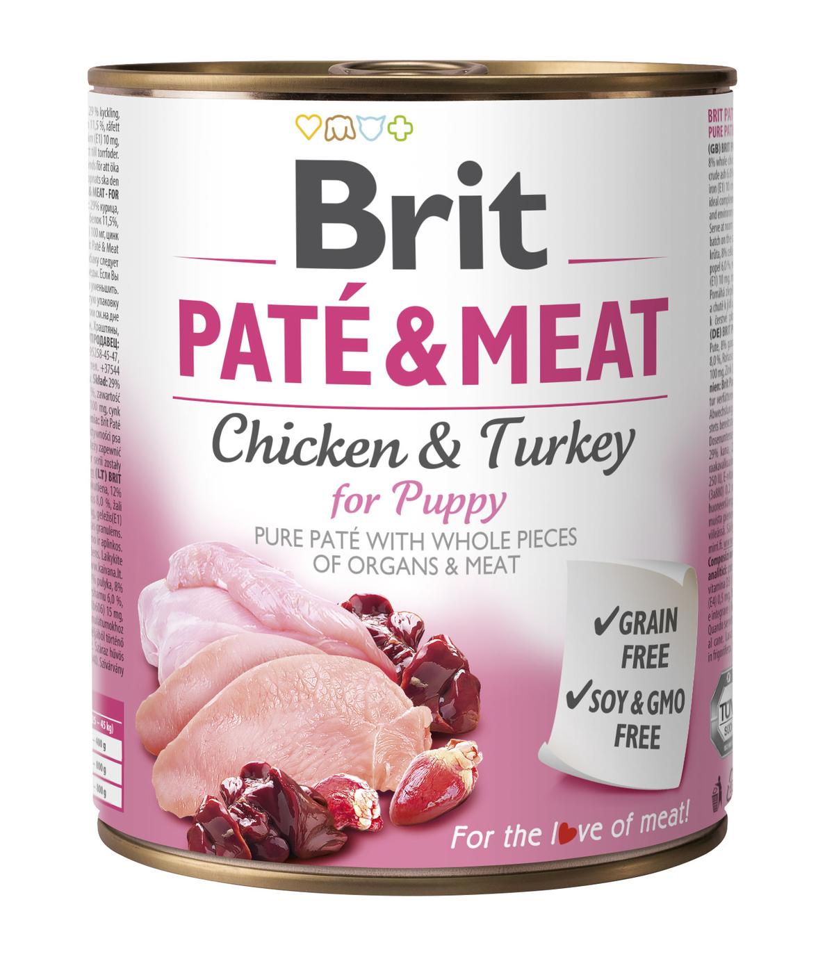 Brit Pate & Meat Puppy 800g