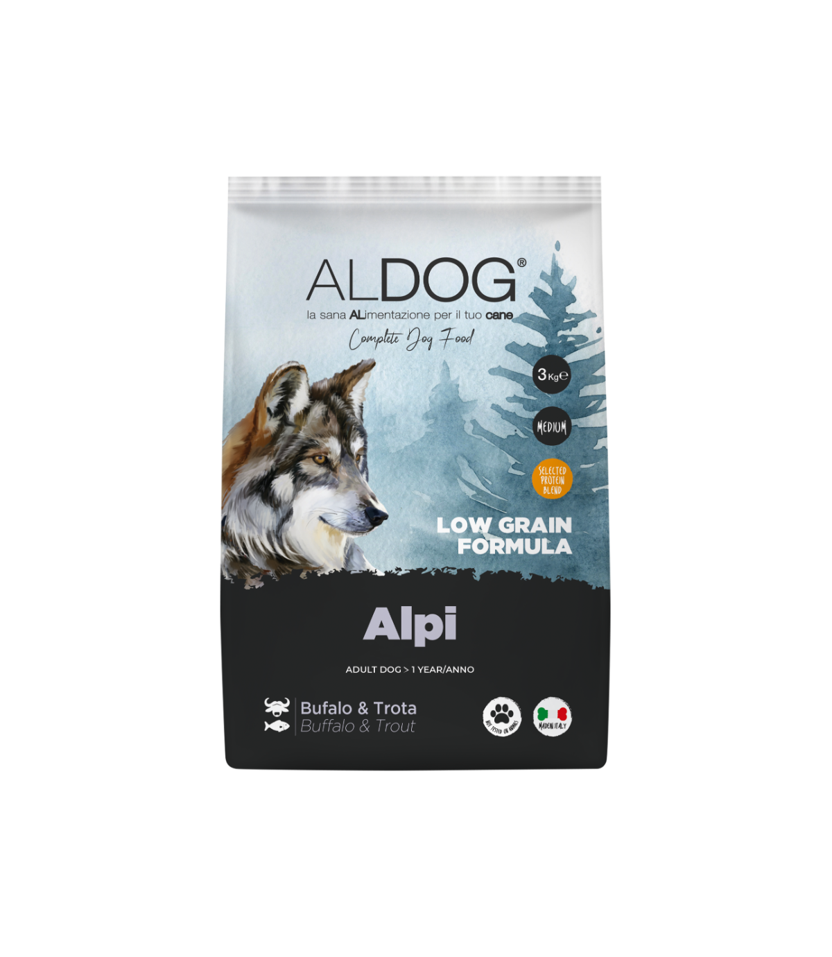 Aldog Low Grain Alpi 3kg