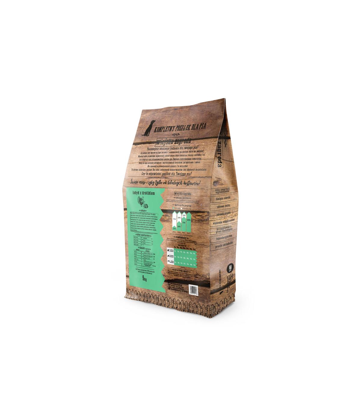 Wiejska Zagroda indyk z królikiem 9kg