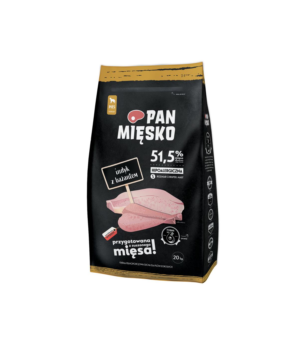 Pan Mięsko Indyk z bażantem 20kg