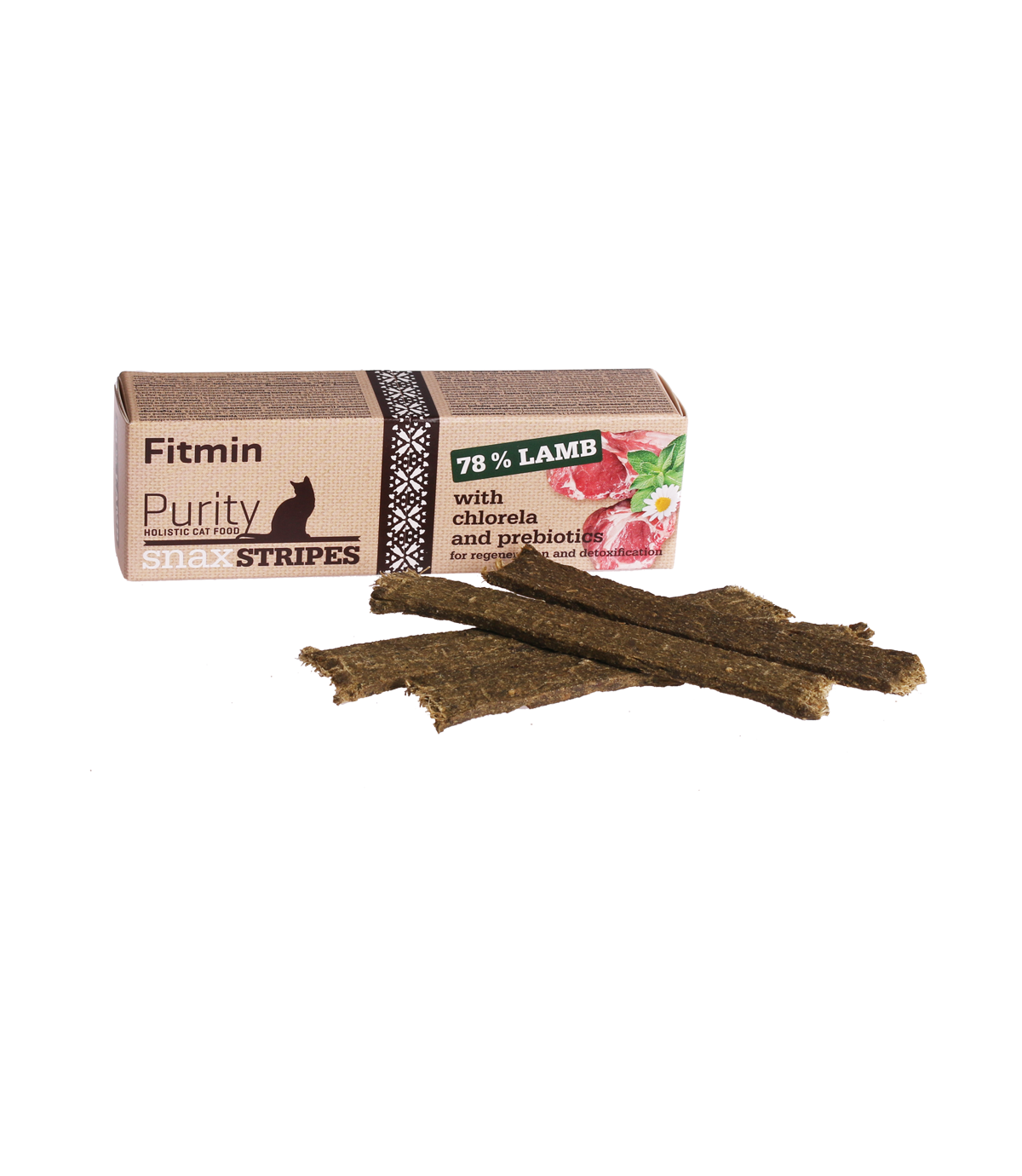 Fitmin Purity Cat Snax Stripes Lamb 35g