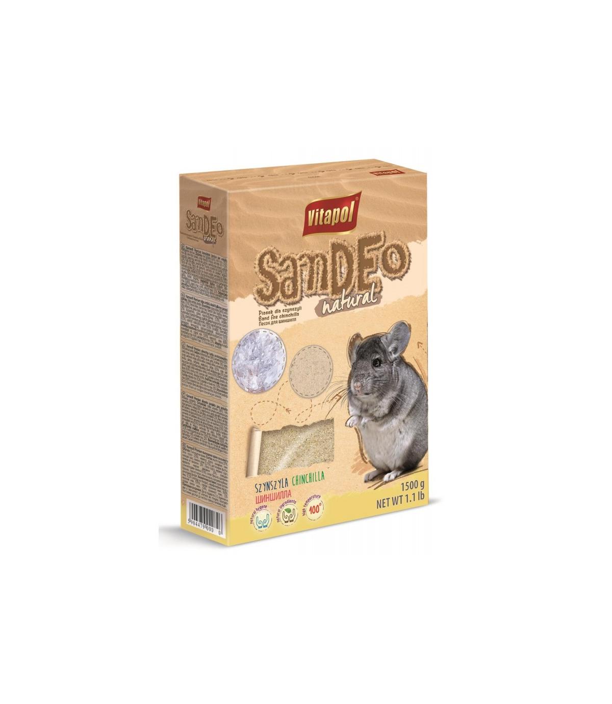 Piasek kąpielowy dla szynszyli Vitapol 1,5kg