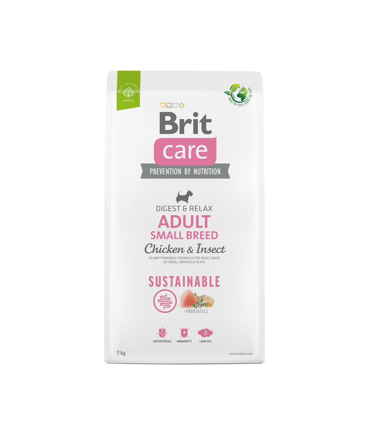 Brit Care Dog Sustainable Adult Small Chicken & Insect 7kg