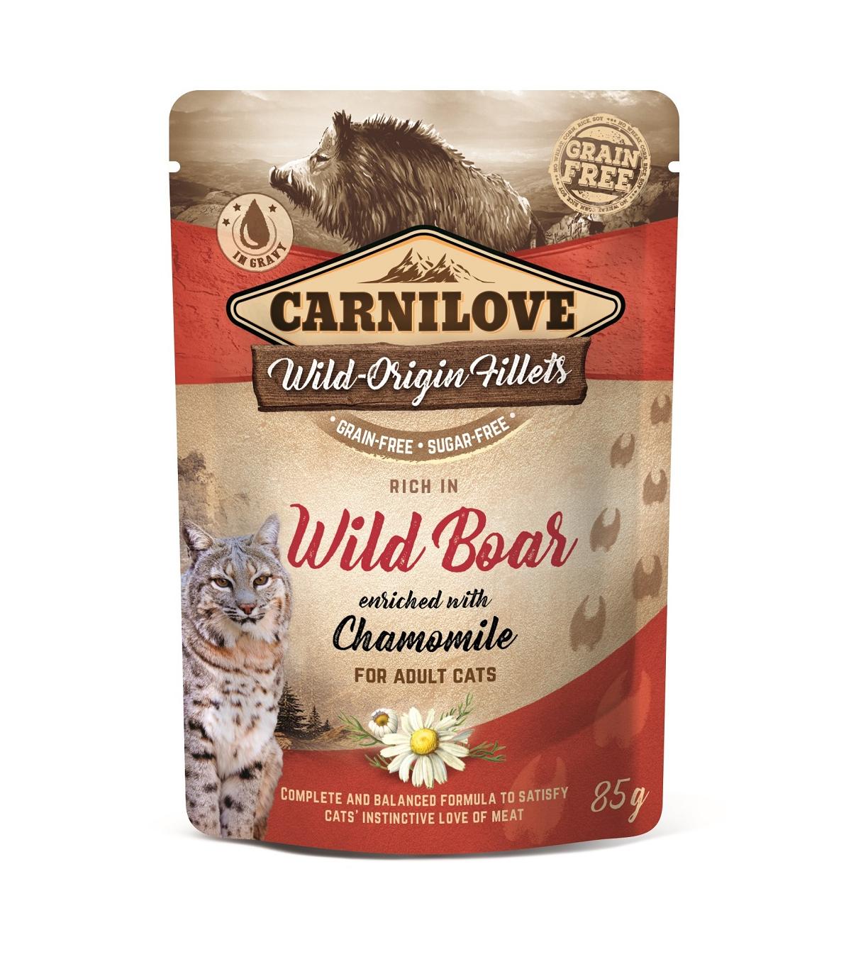 Carnilove Cat Wild Boar & Chamomile Adult Cats 85g