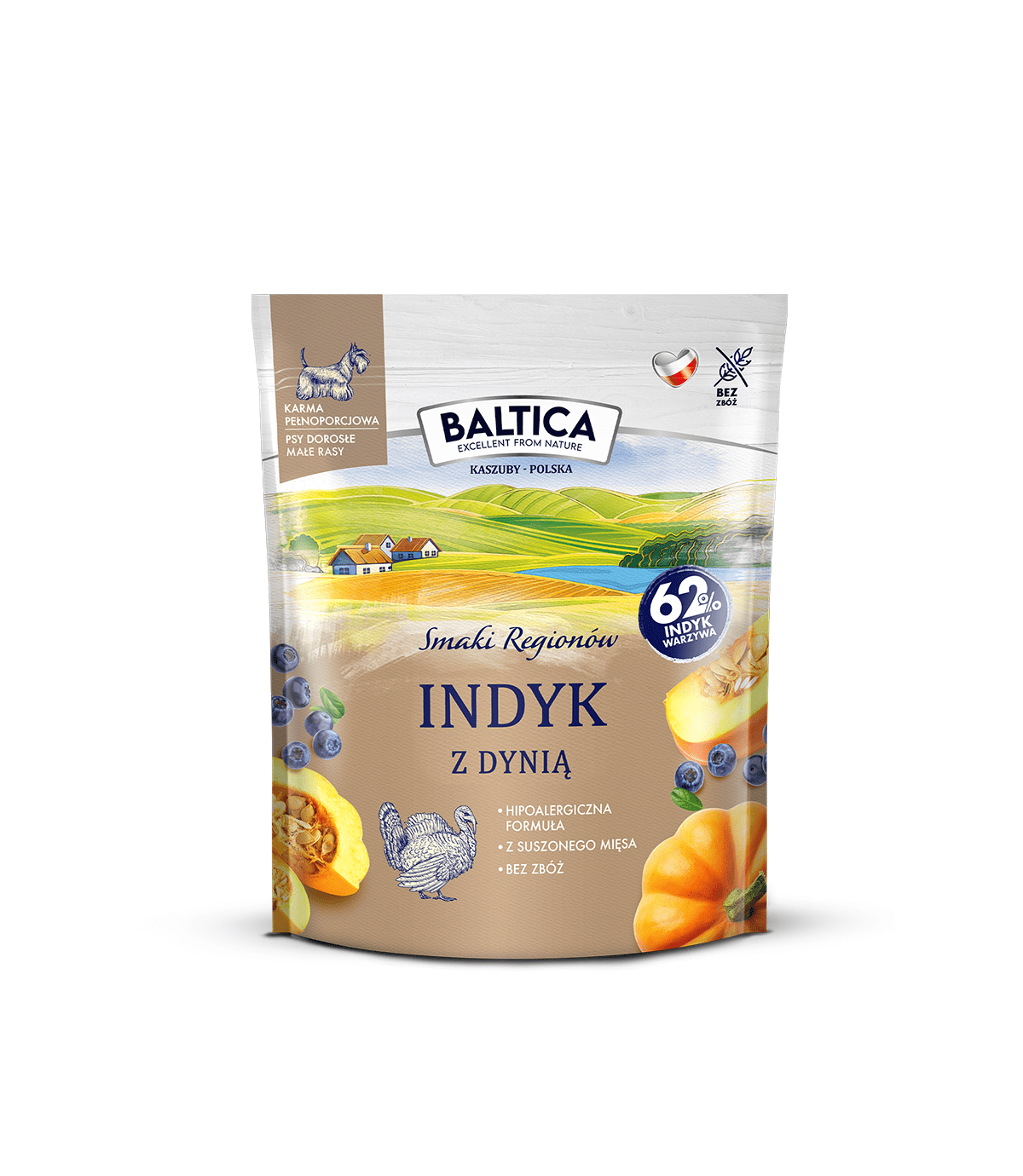 Baltica Smaki Regionów Indyk z dynią S 1kg