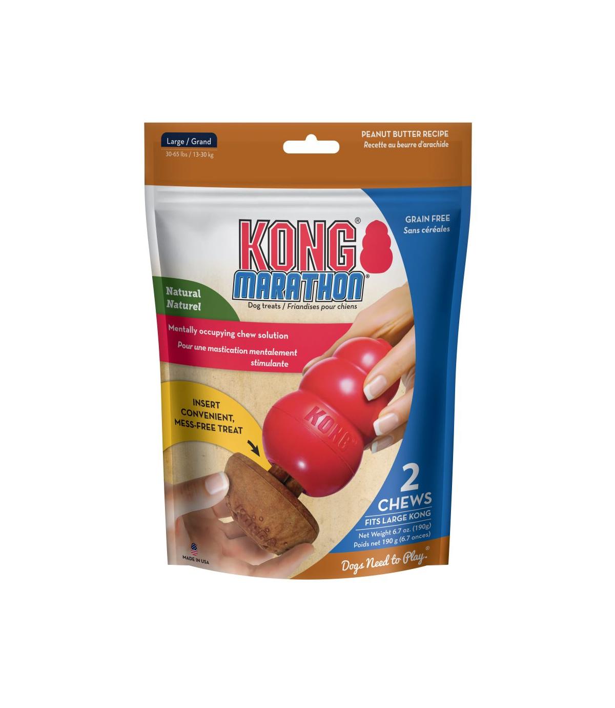 Kong Marathon L Peanut Butter