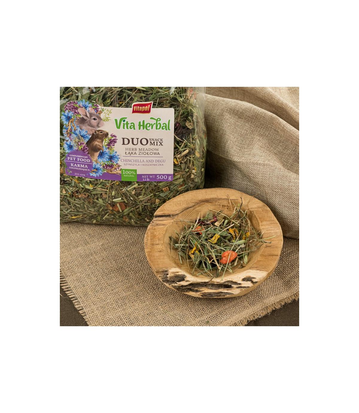 Vita Herbal Duo Snack Szynszyla i kosztaniczka 500g