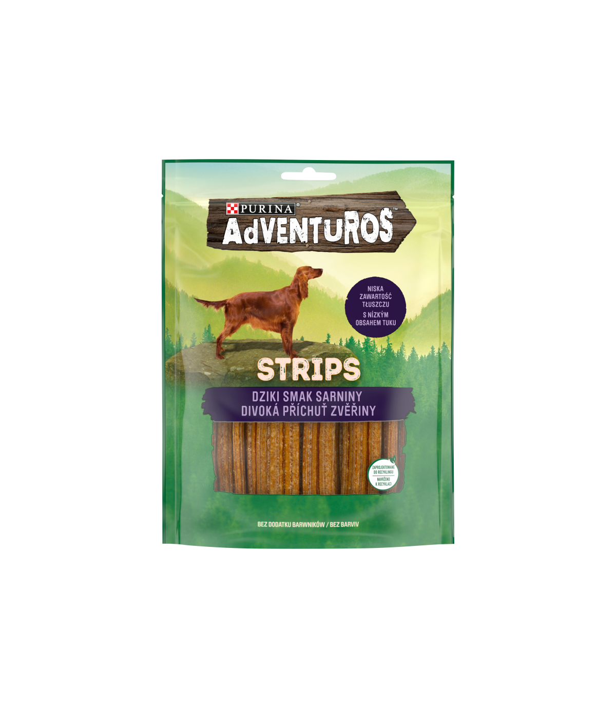 Purina Adventuros Strips sarnina 90g