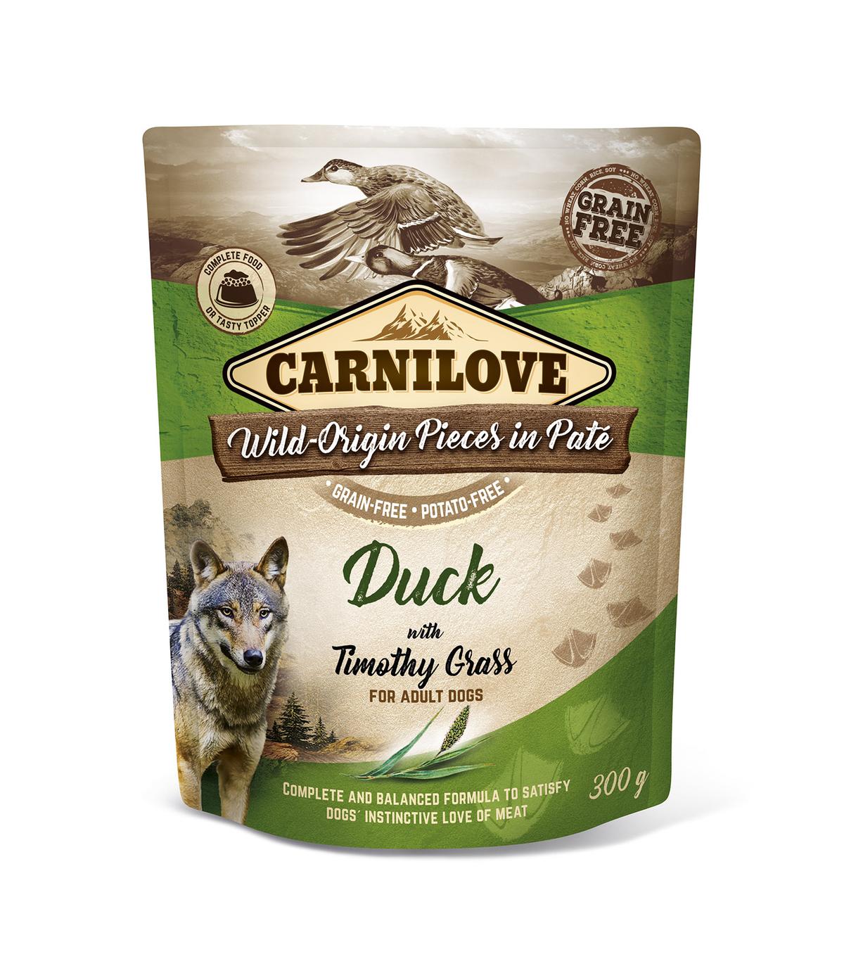Carnilove Dog Duck & Timothy grass 300g