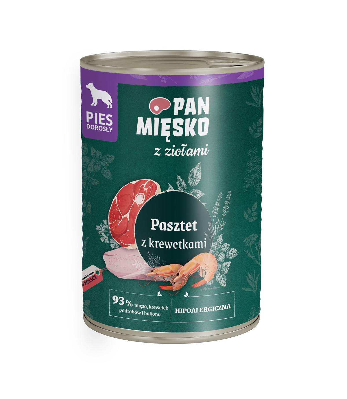 Pan Mięsko z ziołami pasztet z krewetkami 400g