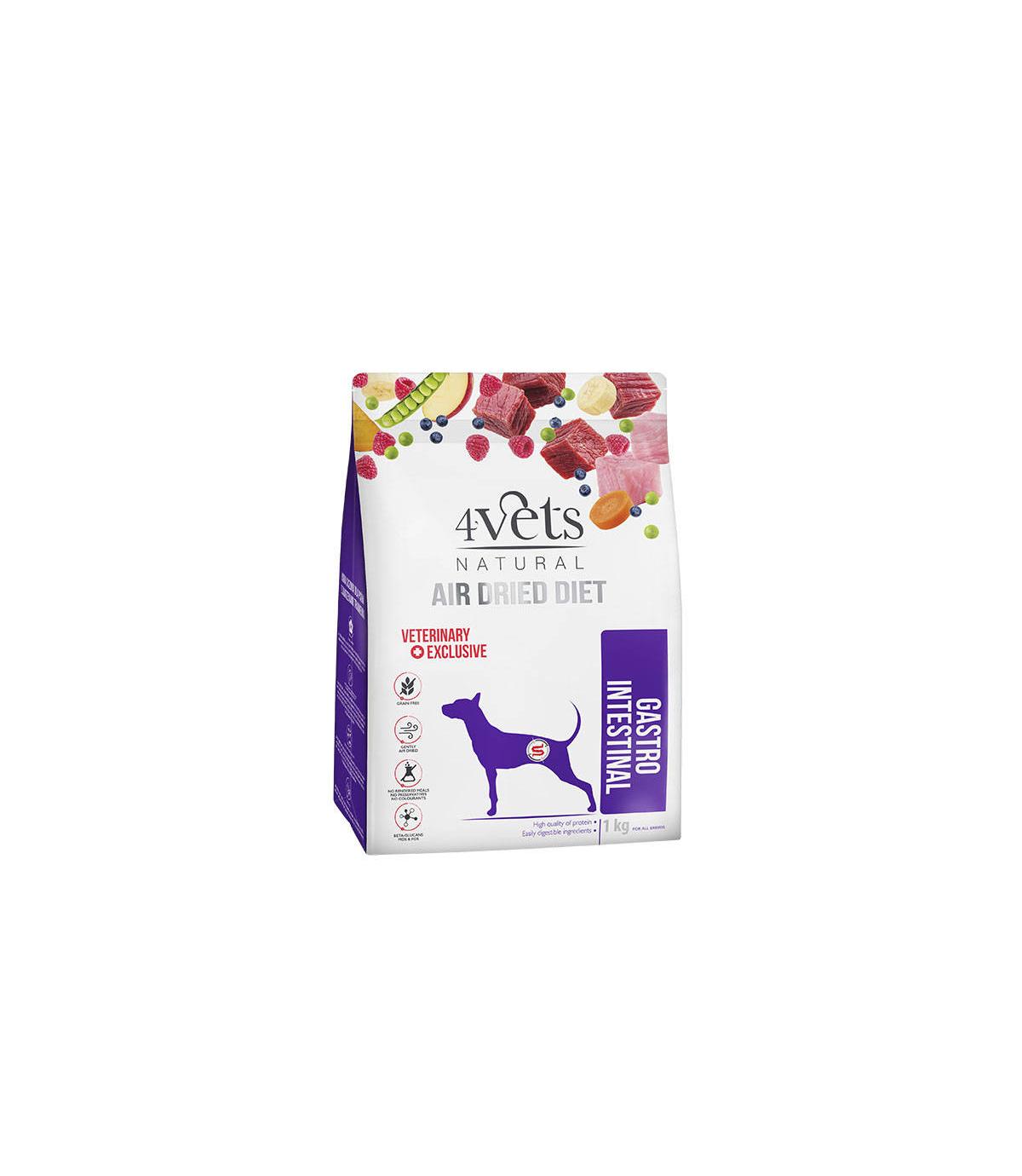 4Vets Natural Gastro Intestinal Dog 3x1kg