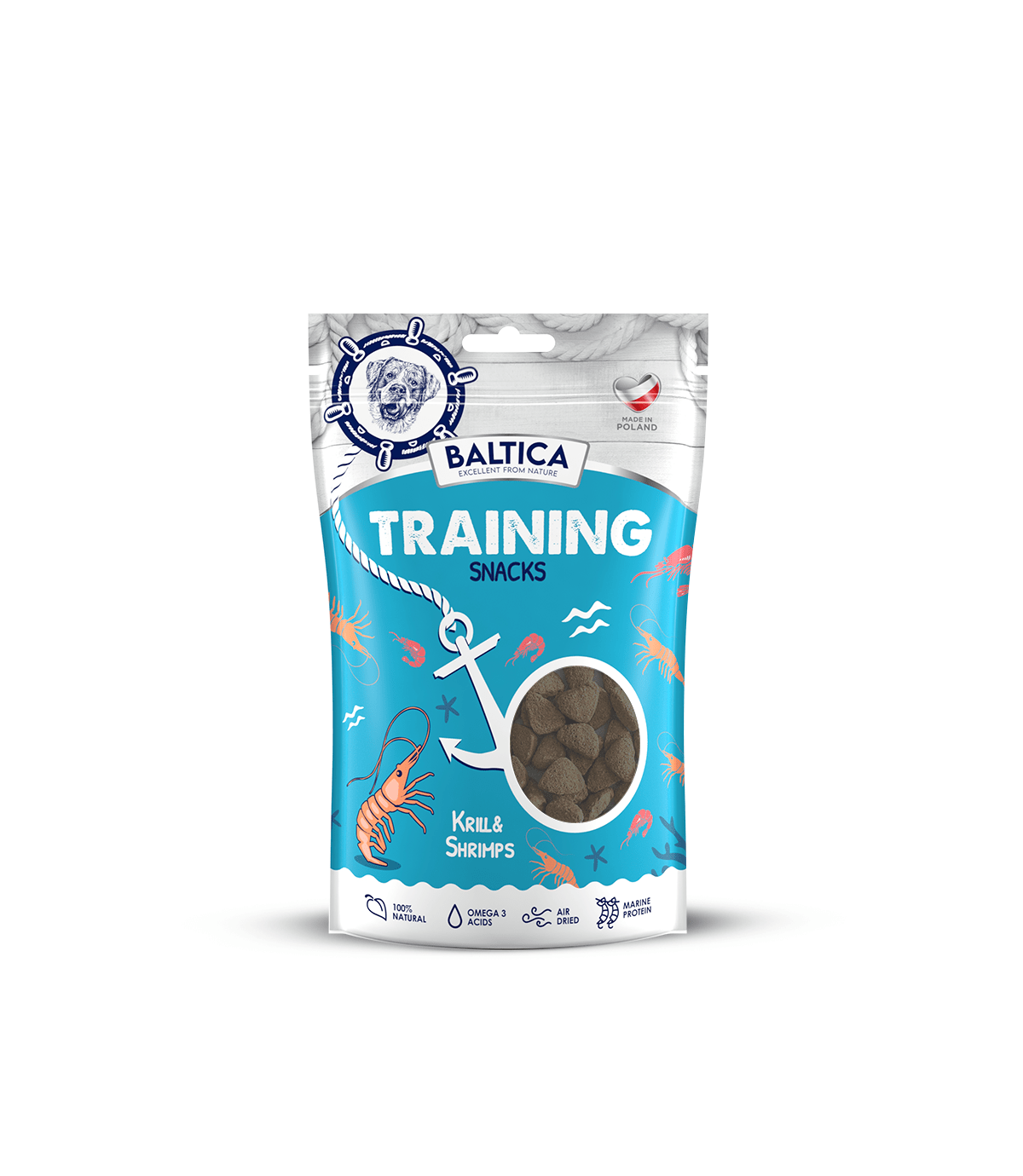 Baltica Przysmaki Treningowe z krylem i krewetką 150g