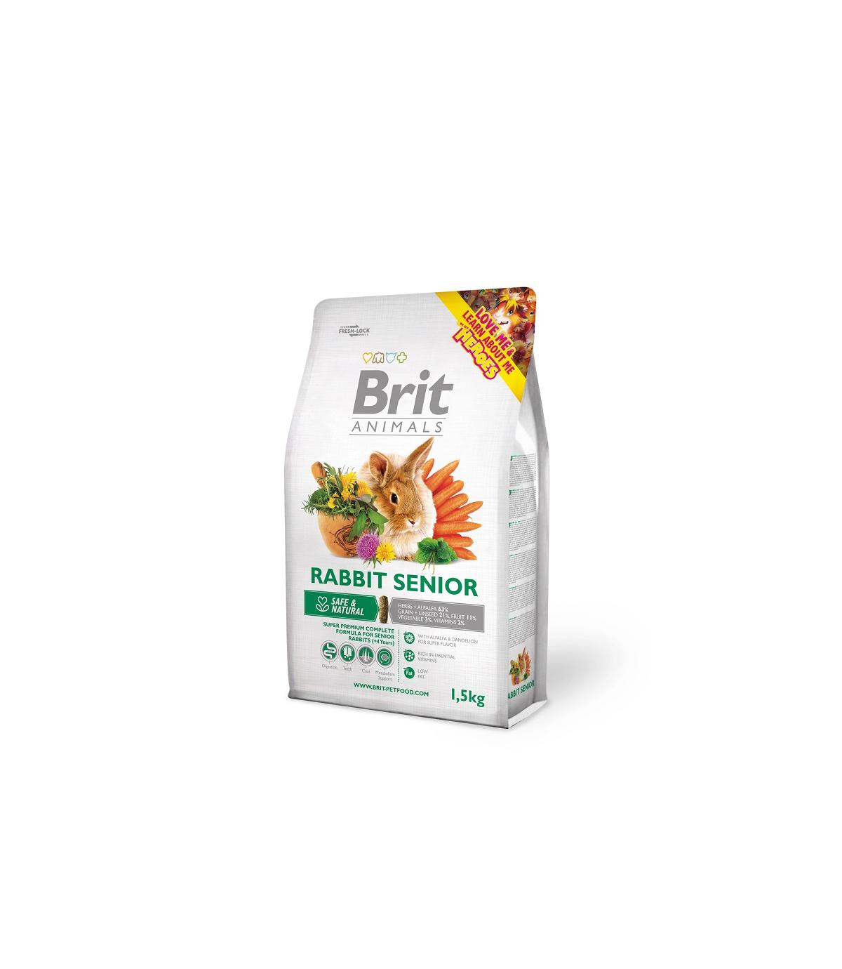 Brit Animals Rabbit Senior 1,5kg