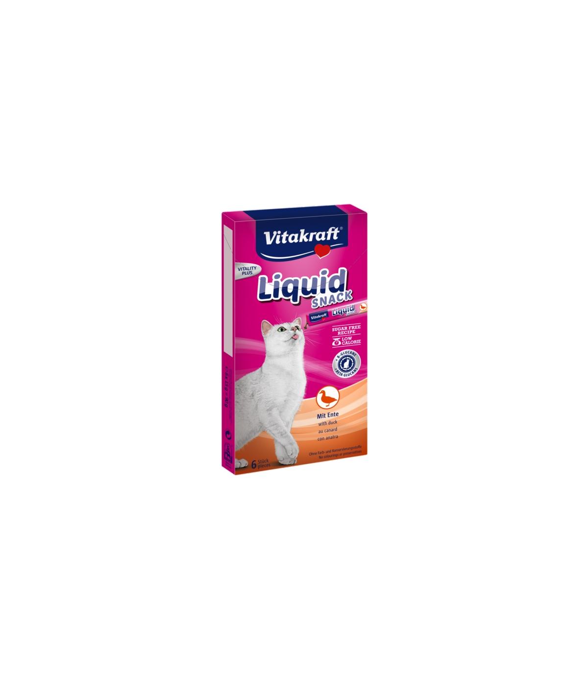 Vitakraft Cat Liquid Snack - kaczka
