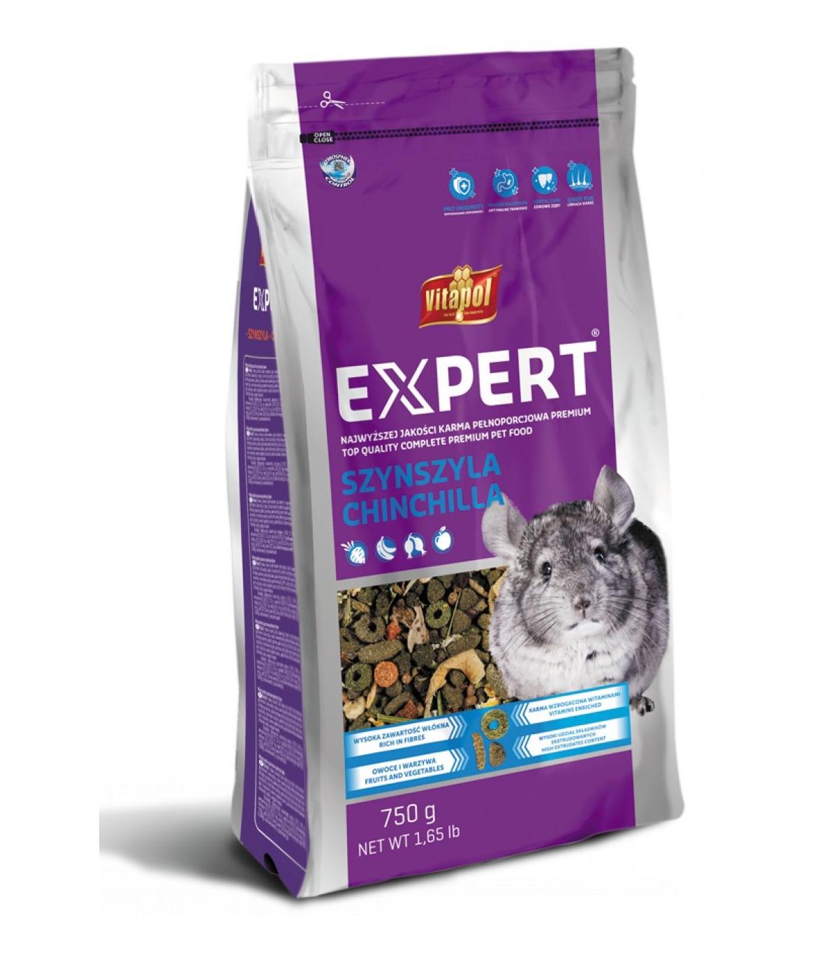 Karma dla szynszyli Expert - 750g