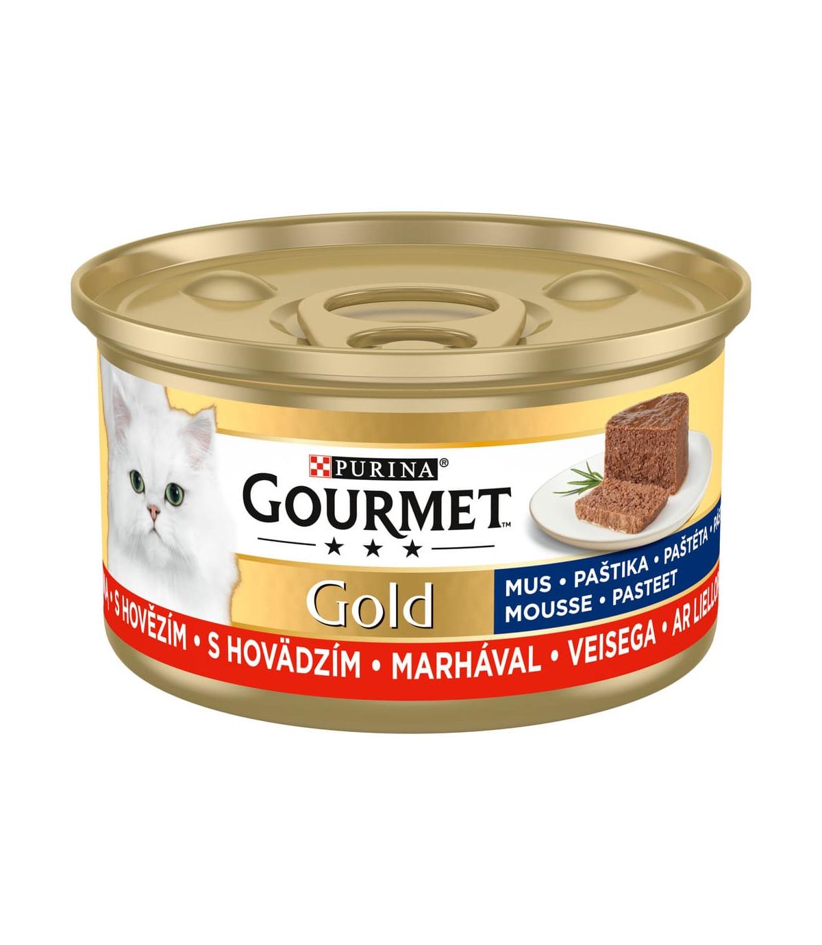 Gourmet Gold 85g - mus z wołowiną