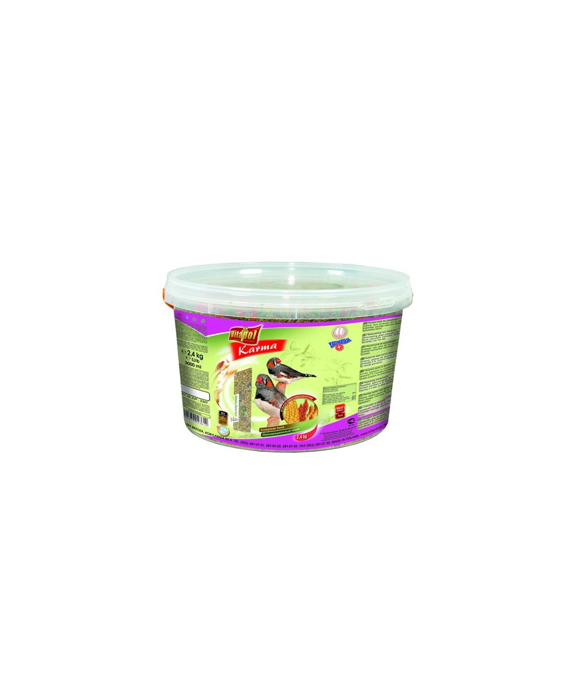 Pokarm dla zeberki - 2,4kg