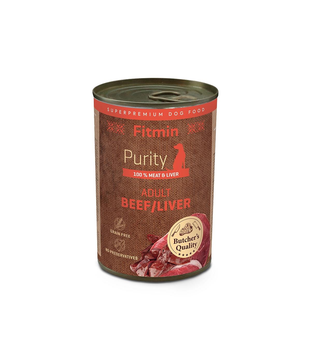 Fitmin Purity Dog Beef/Liver 400g