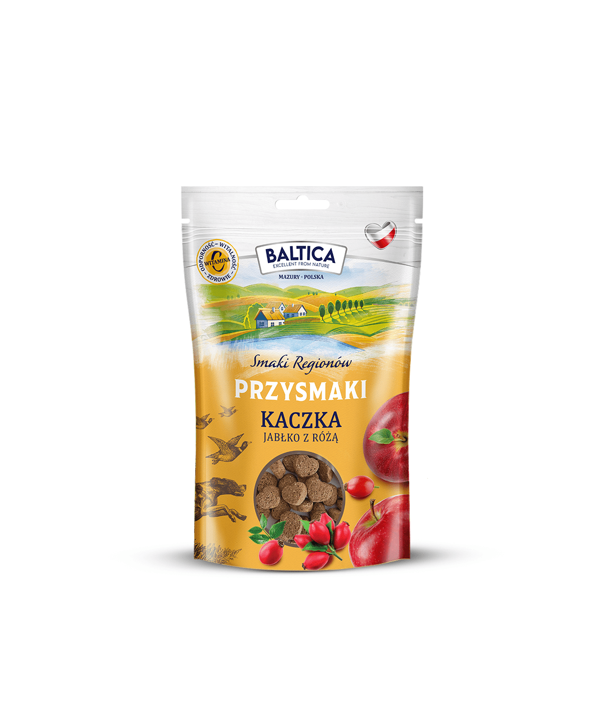 Baltica Przysmaki Regionów Kaczka z jabłkiem i różą 150g