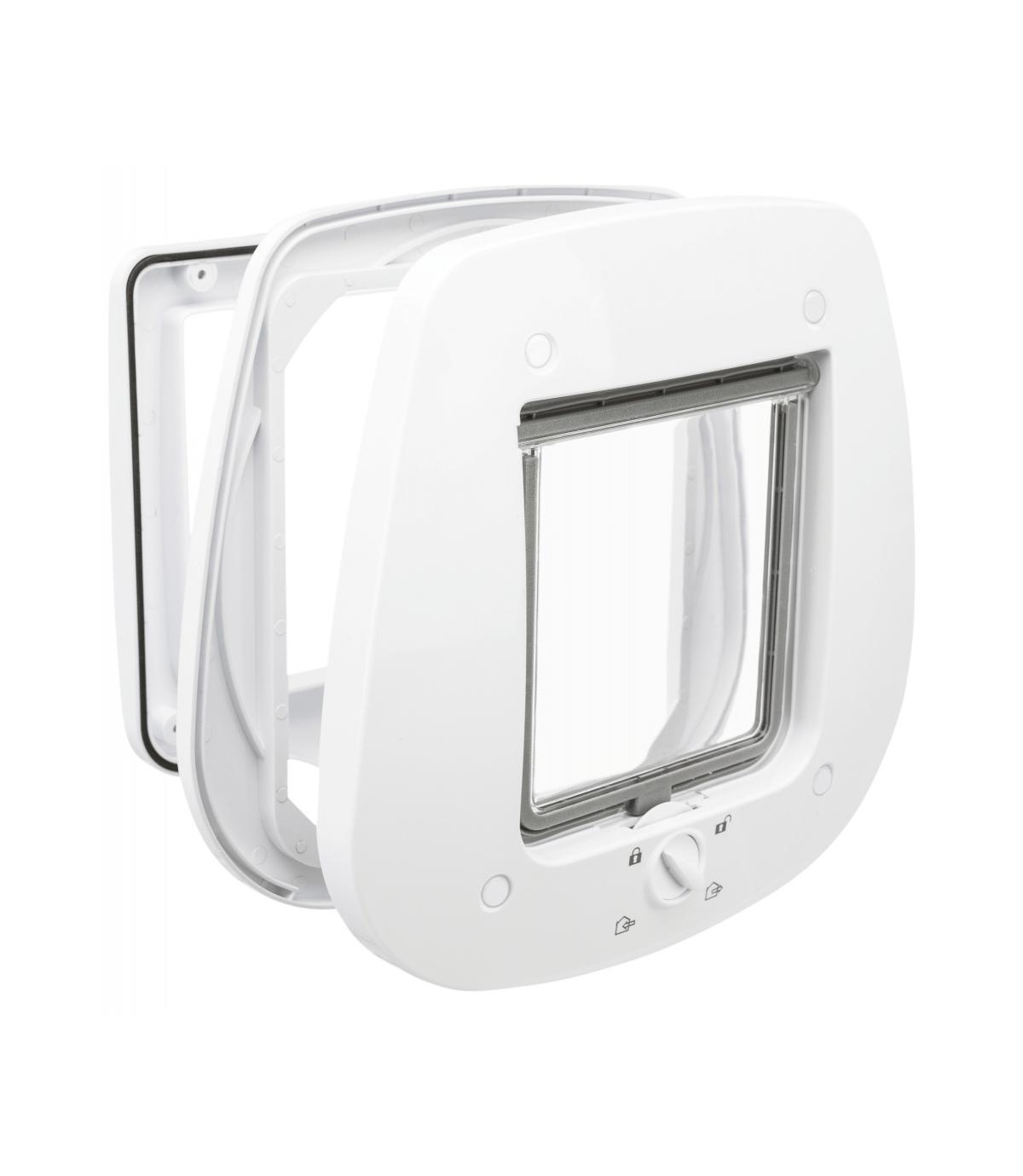 Dwustronne drzwiczki wahadłowe 4-Way do szklanych drzwi 27×26cm