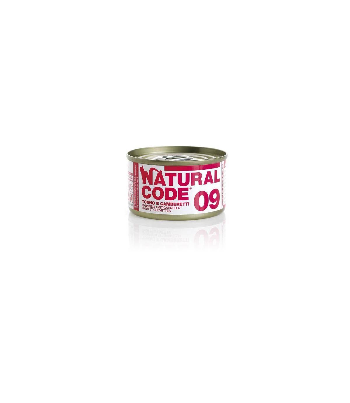 Natural Code Cat 09 Tuna and shrimps 85g