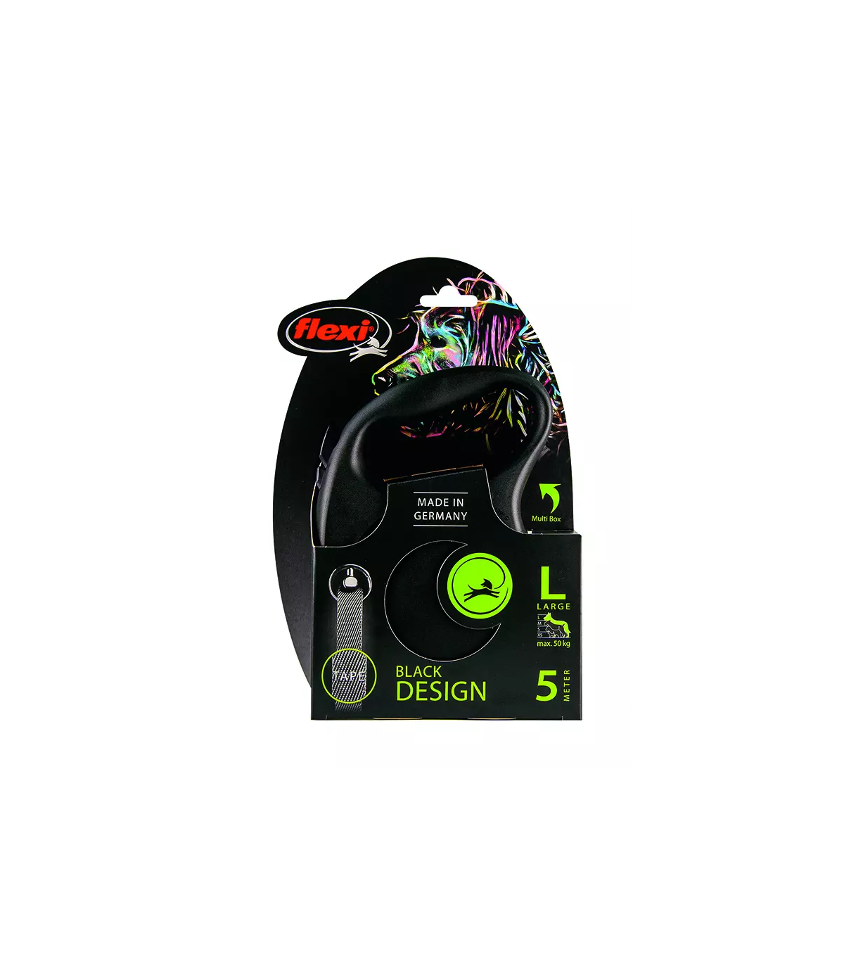 Flexi Black Design L 5m taśma