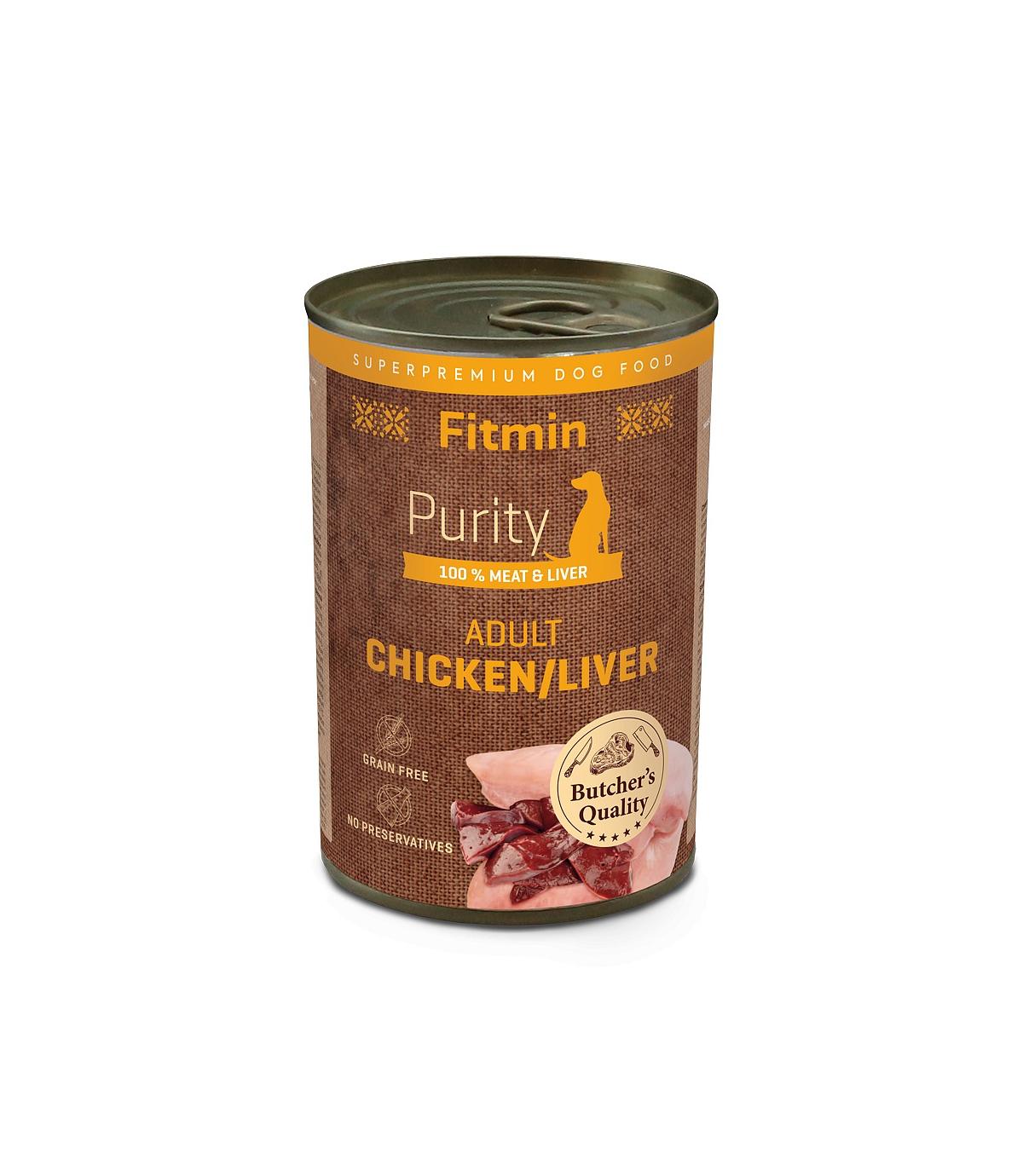 Fitmin Purity Dog Chicken/Liver 400g