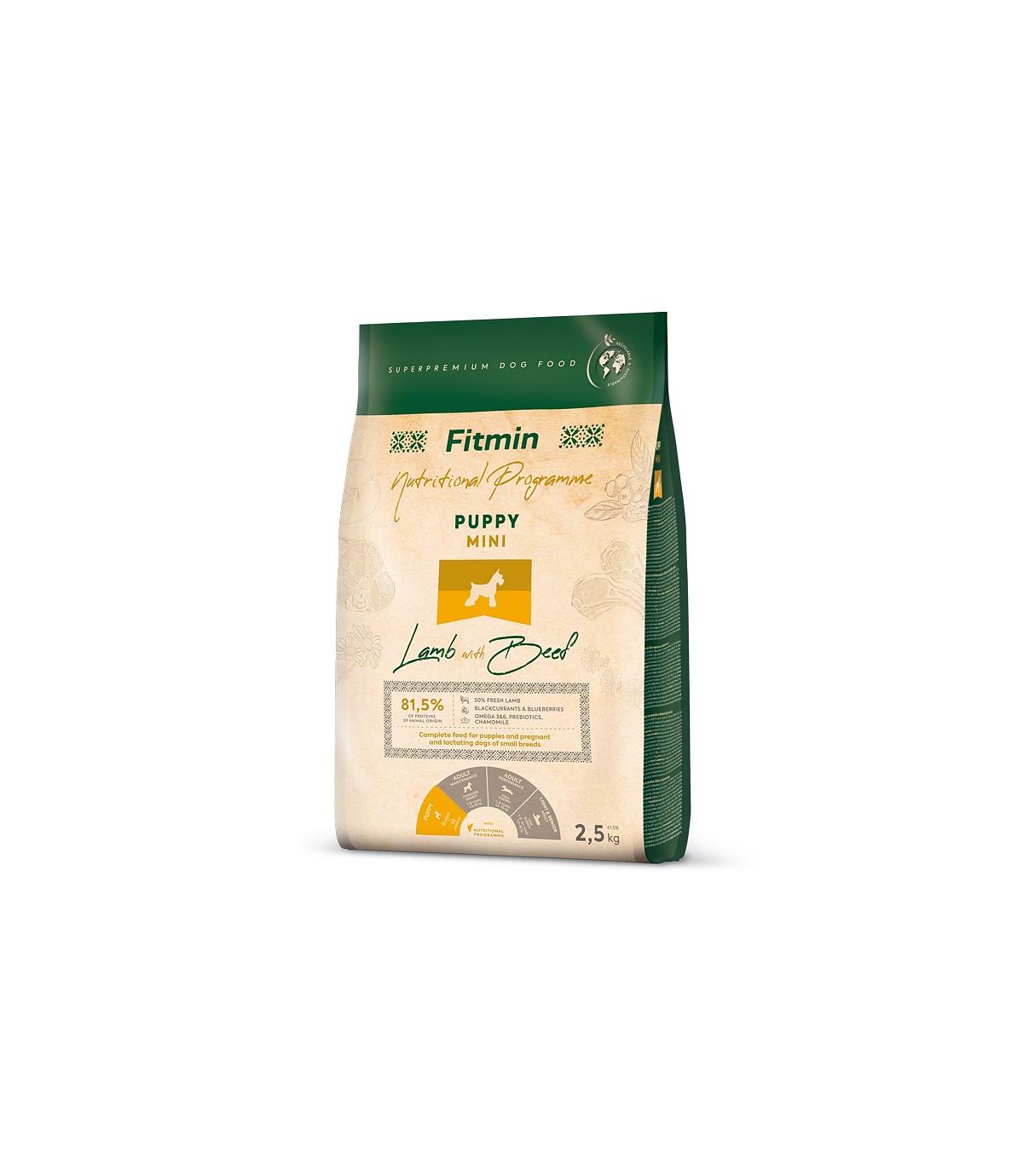 Fitmin Mini Puppy Lamb & Beef 2,5kg