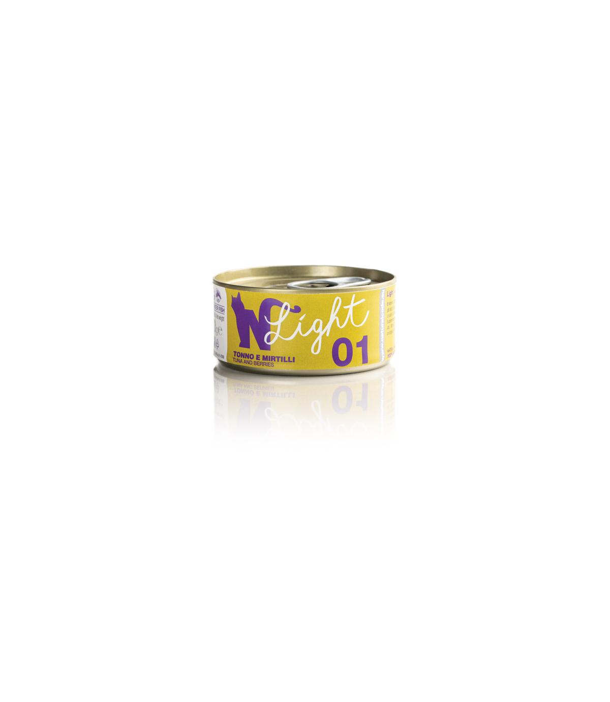 Natural Code Cat Light 01 Tuna and berries 4x70g