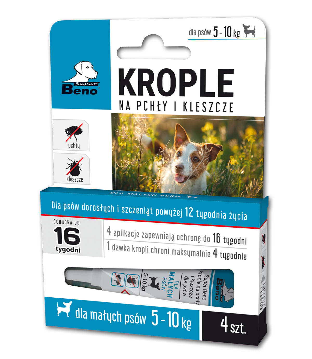 Krople na pchły i kleszcze dla małych psów