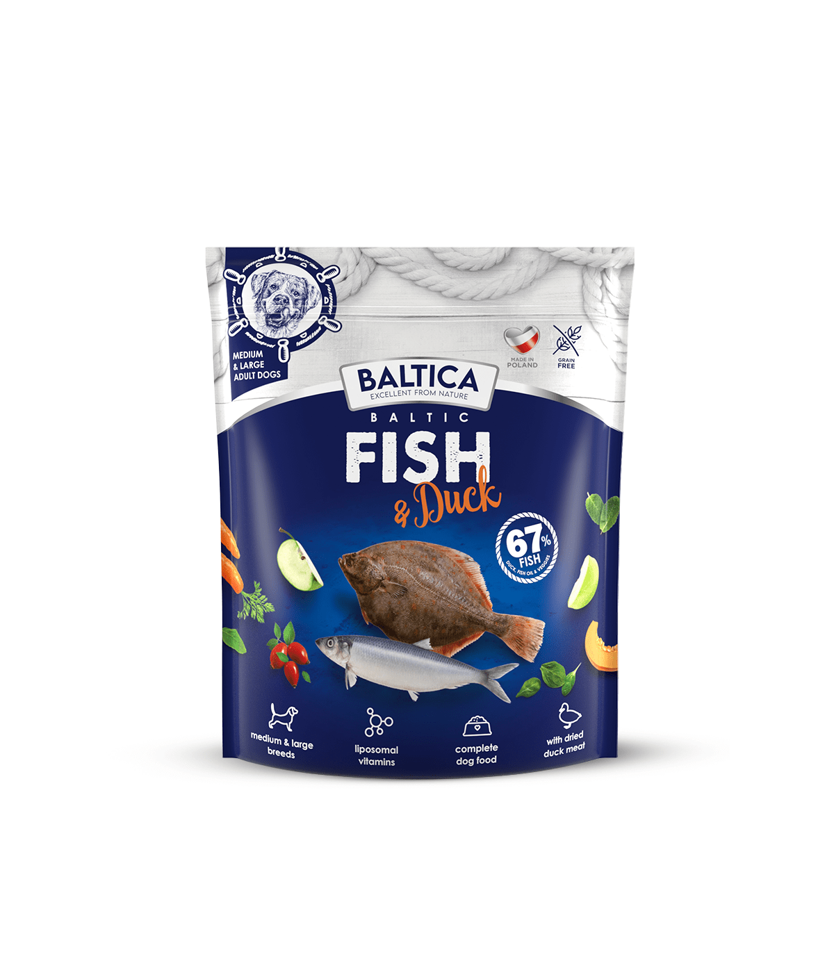 Baltica Fish With Duck M/L 1kg