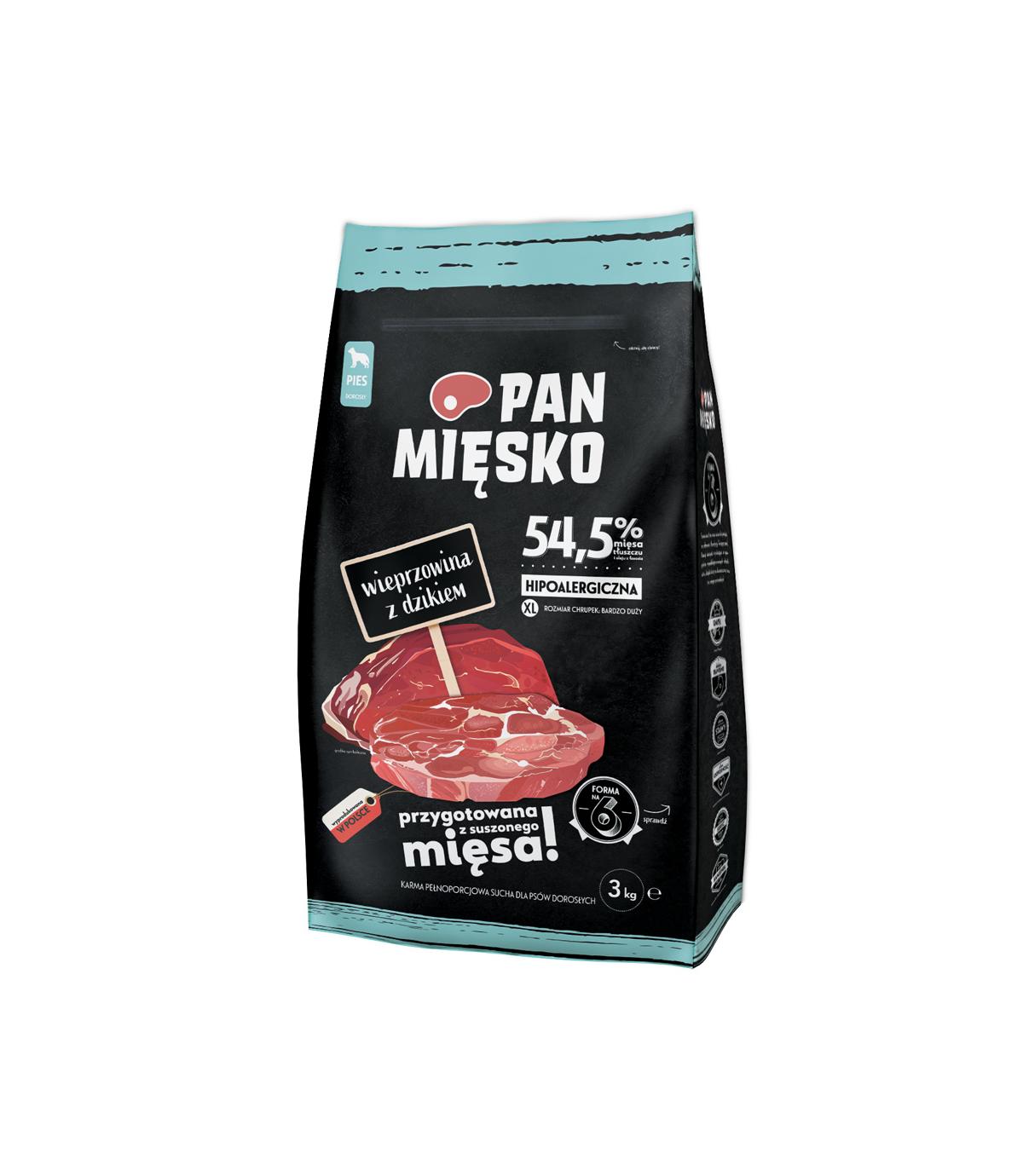Pan Mięsko Wieprzowina z dzikiem 3kg