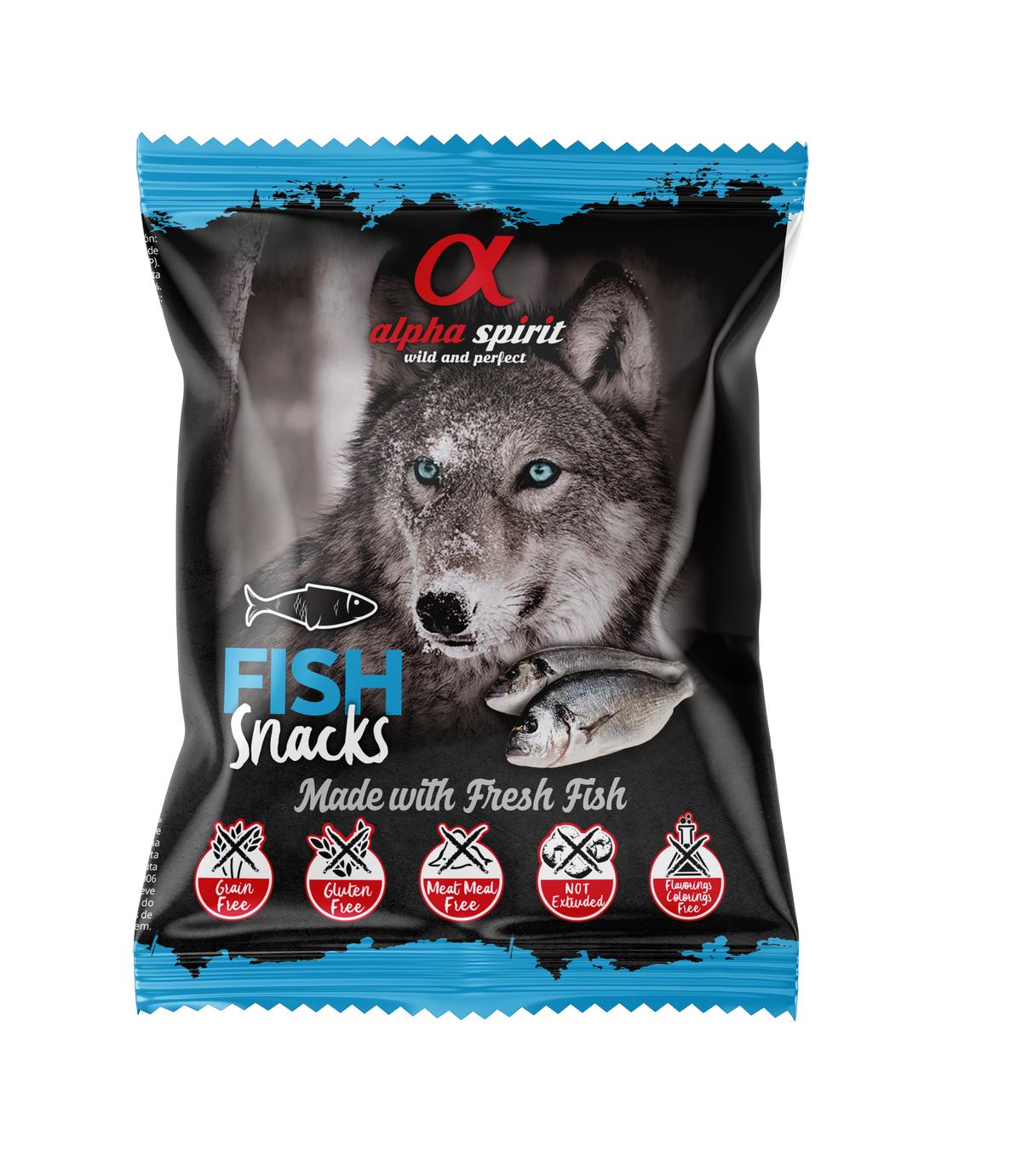 Alpha Spirit Fish Snacks 50g