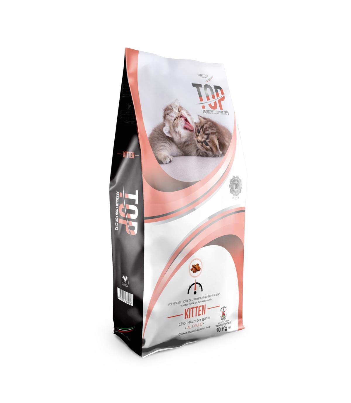 Top Premium z kurczakiem dla kociąt 10kg