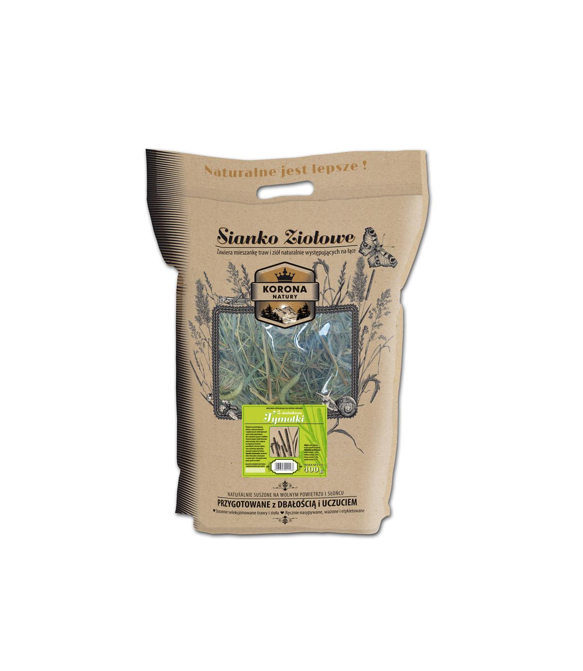 Sianko ziołowe z tymotką Korona Natury 400g