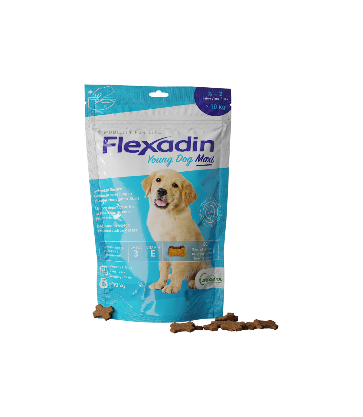 Flexadin Young Dog Maxi 60 kęsów