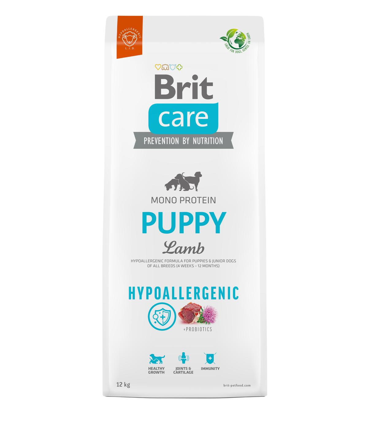 Brit Care Dog Hypoallergenic Puppy Lamb 12kg