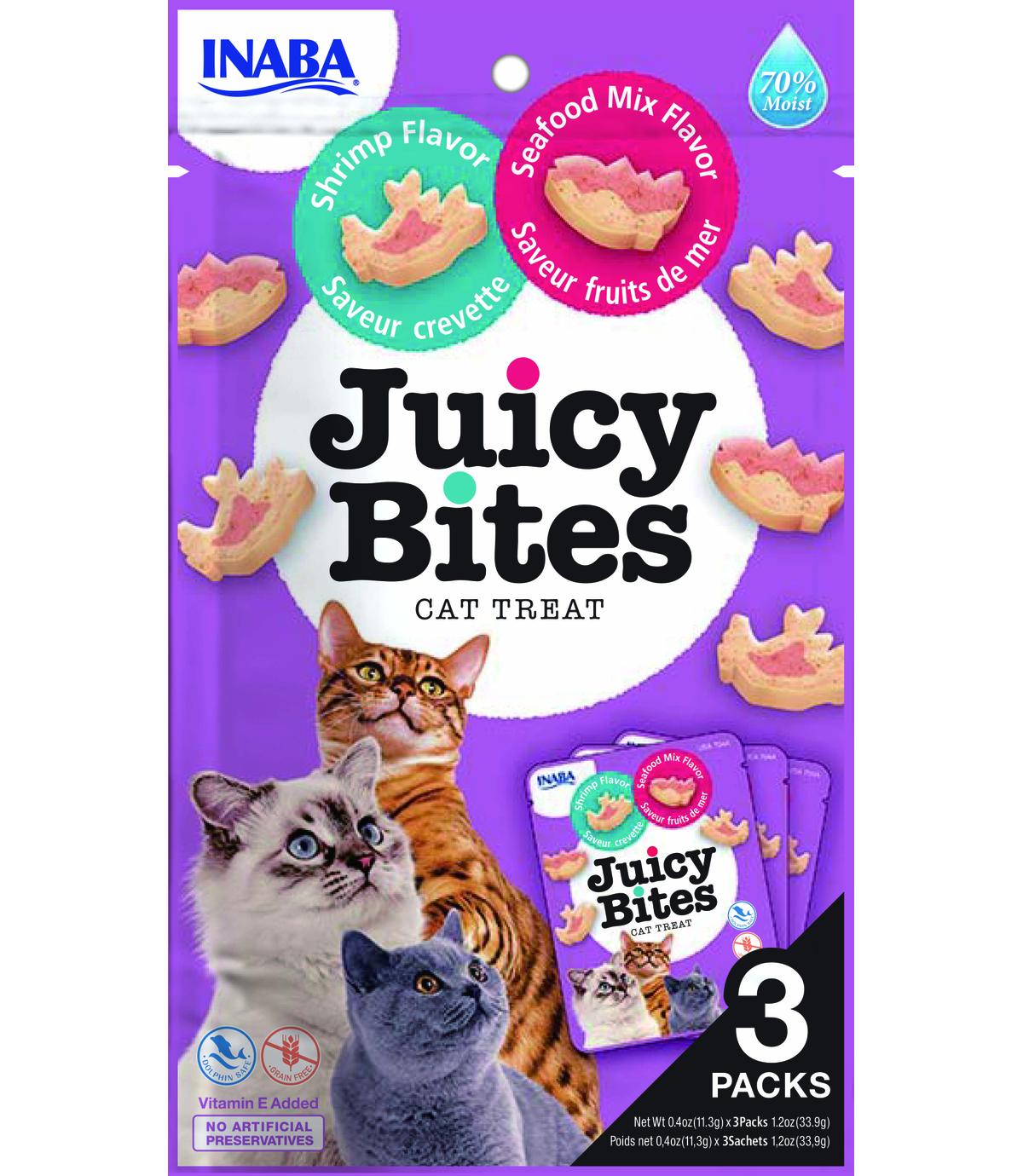 Churu Cat Juicy Bites Shrimp & Seafood  33g