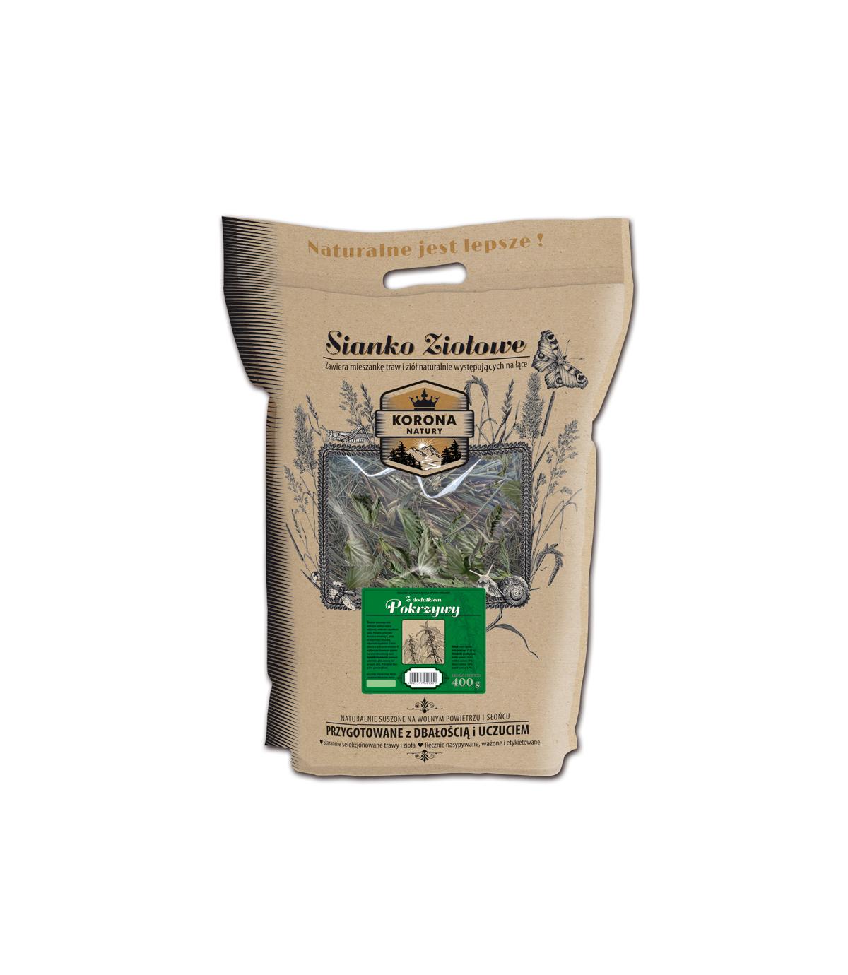 Sianko ziołowe z pokrzywą Korona Natury 400g