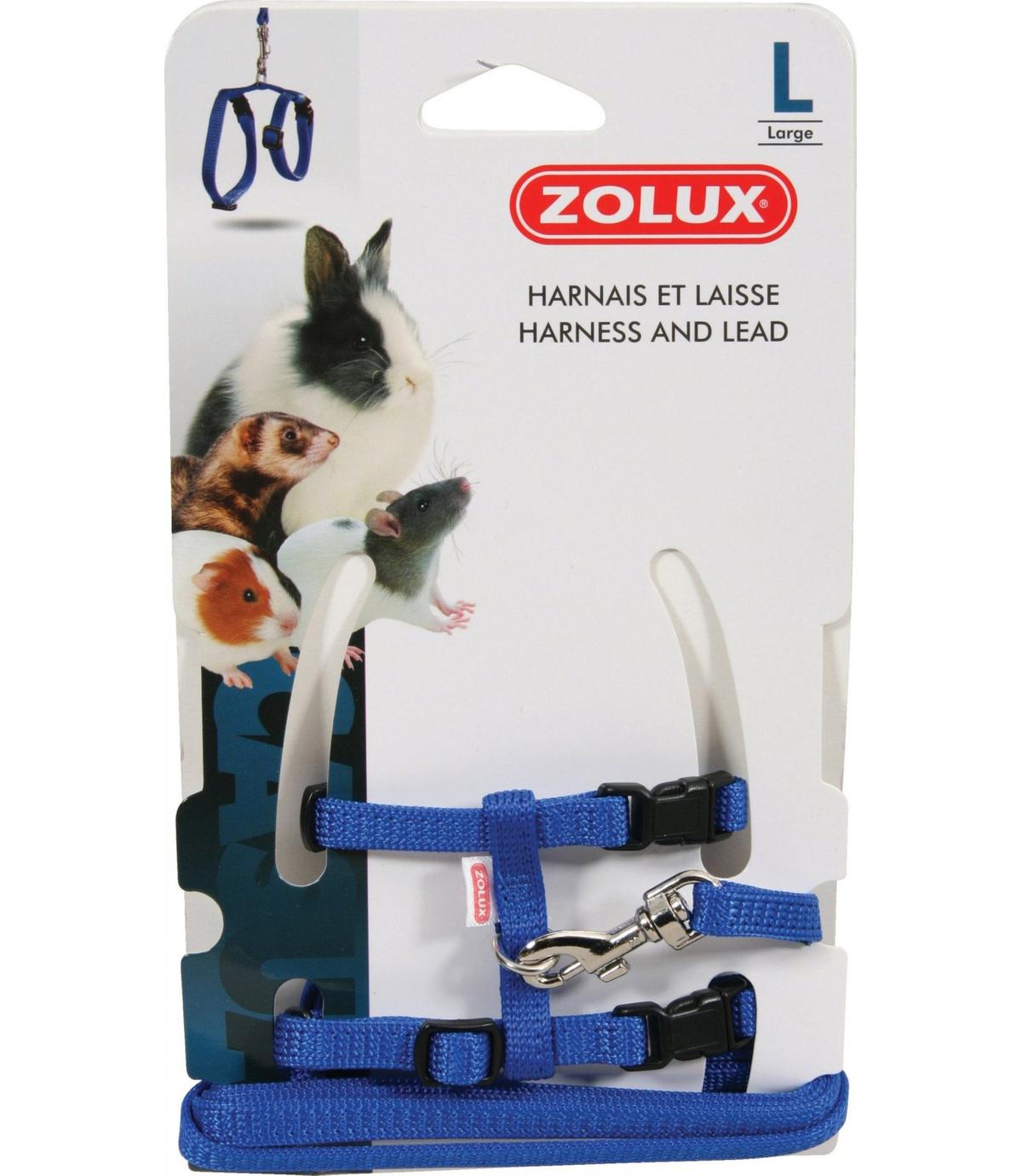 Szelki i smycz dla świnki morskiej L