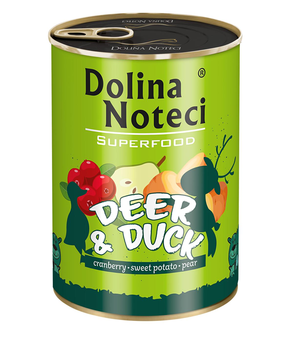Dolina Noteci Superfood Jeleń i kaczka 400 g