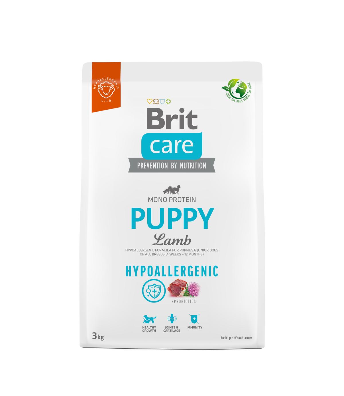 Brit Care Dog Hypoallergenic Puppy Lamb 3kg