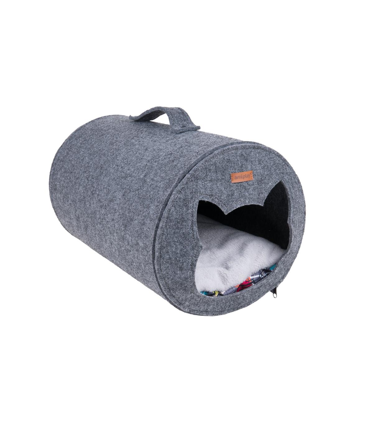 Filcowy domek dla kota 2w1 Hygge Tunel