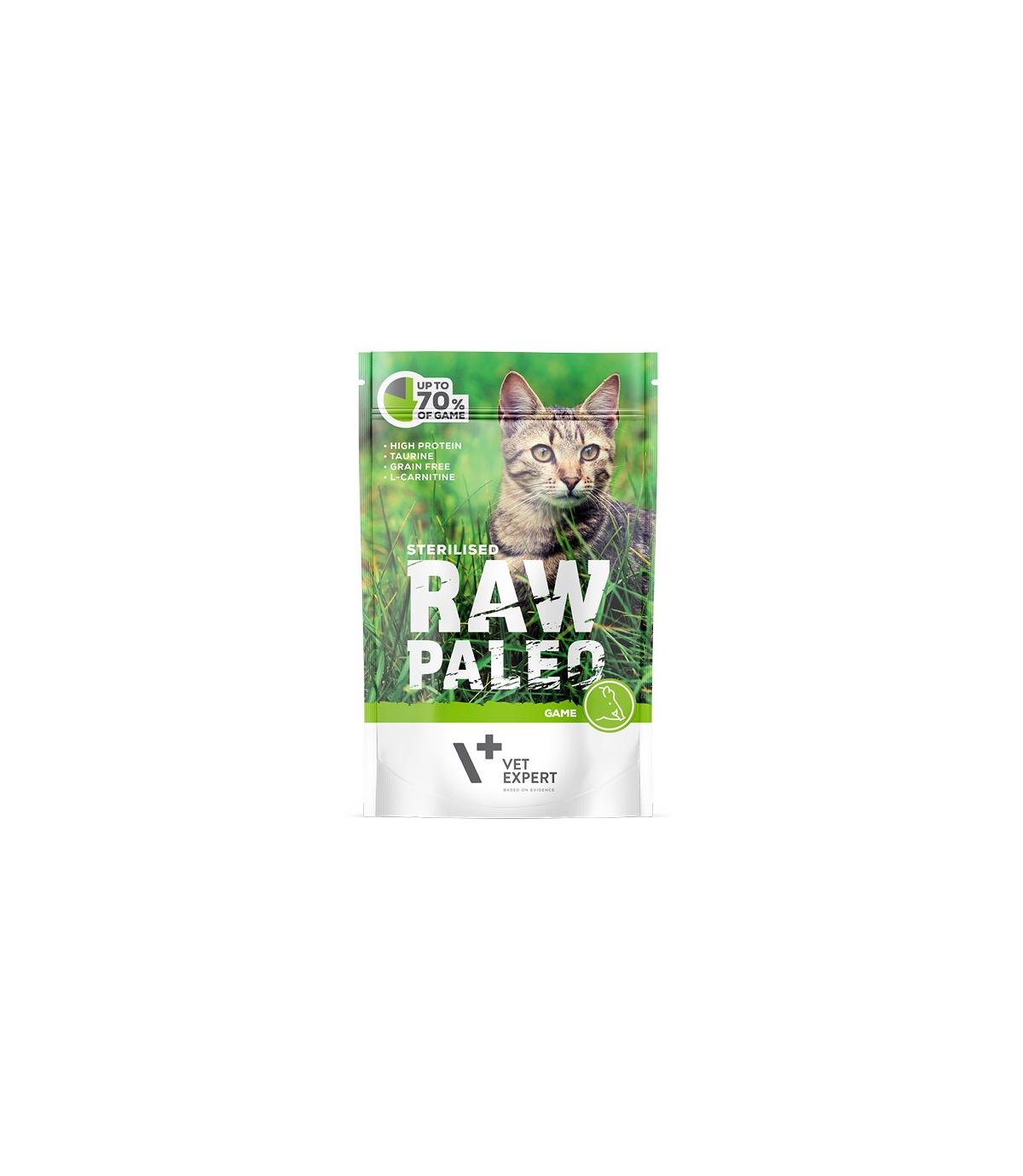 Raw Paleo Cat Sterilised Game 100g