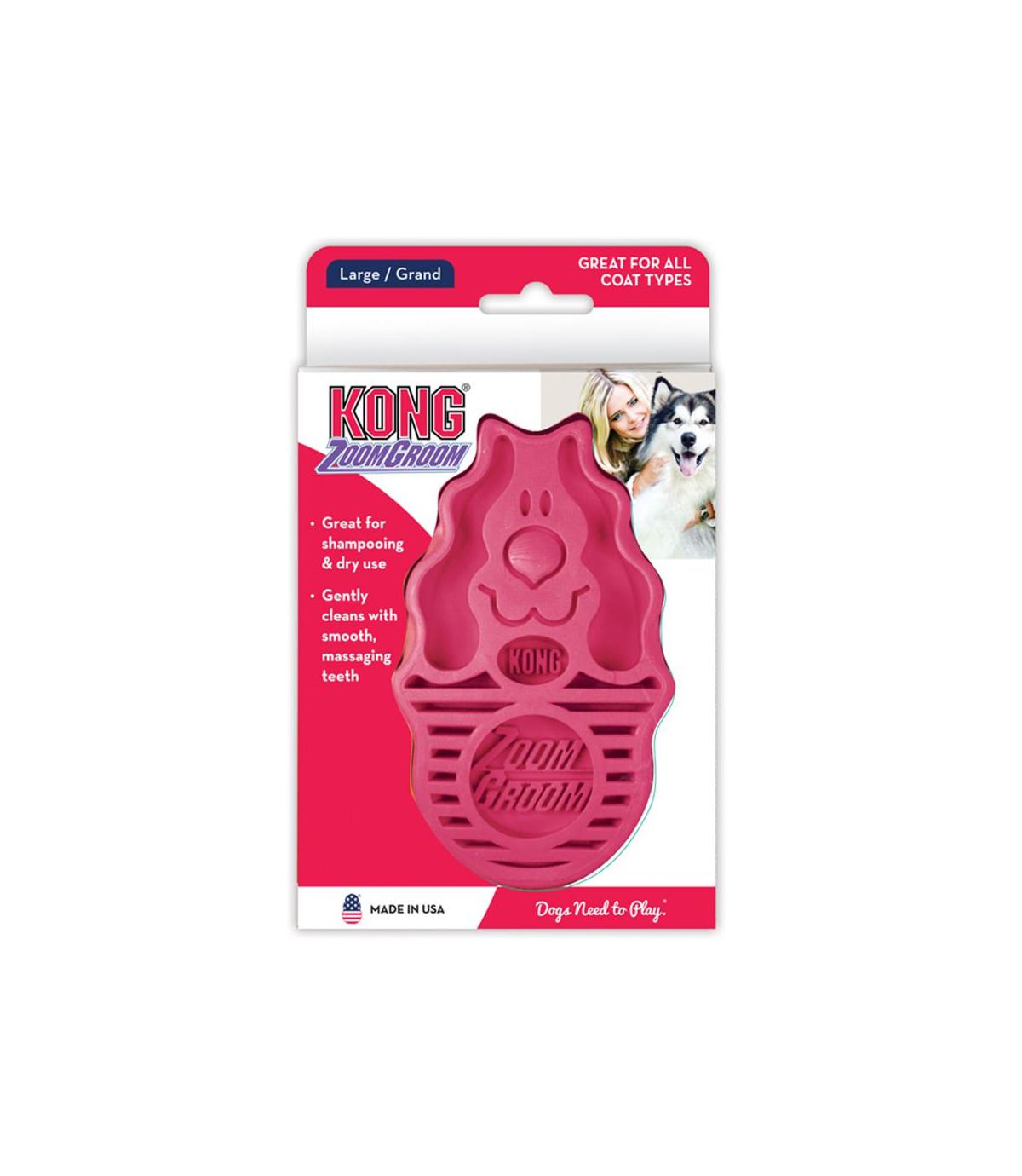 ZoomGroom Raspberry L Kong