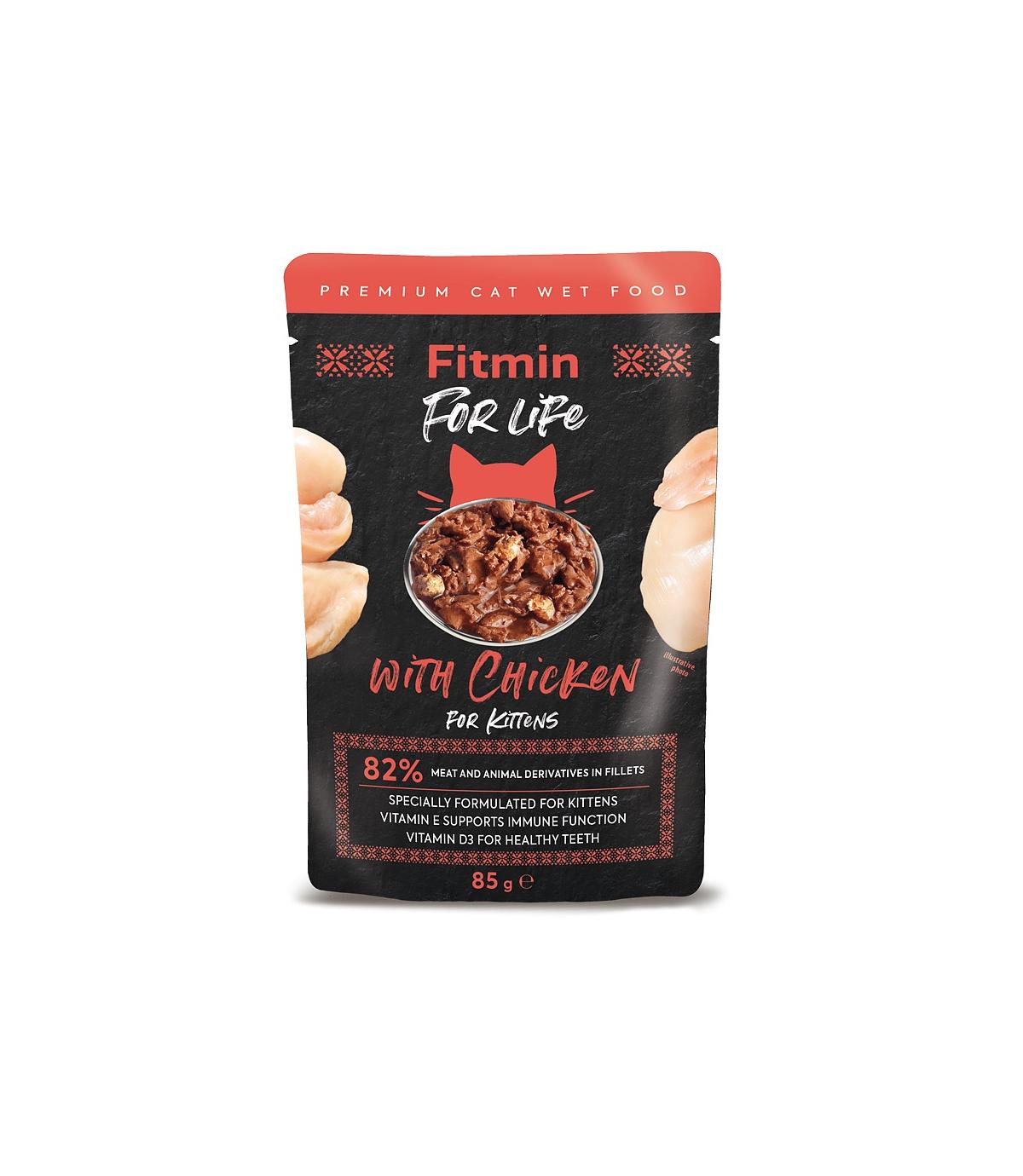 Fitmin For Life Cat Kitten Chicken 85g